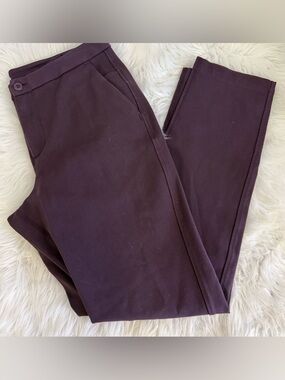 Lululemon Size 6 Purple Athletic Pants Mid Rise Stretch Activewear
